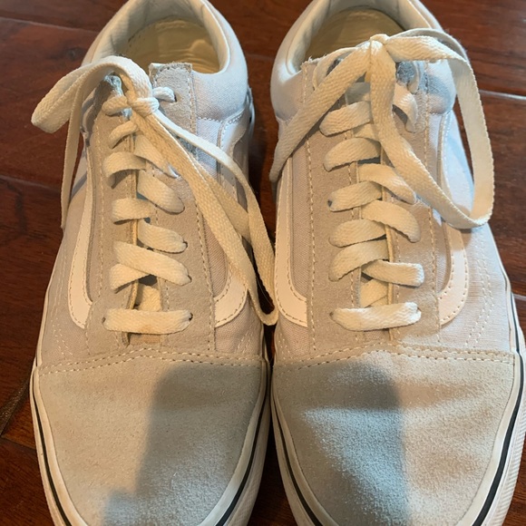 light grey old skool vans